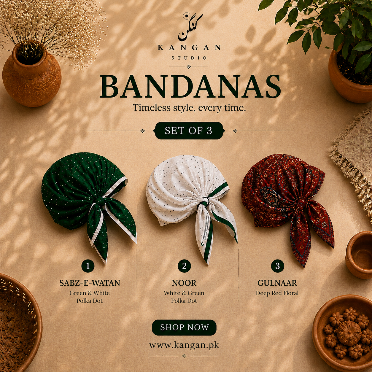 Bandana · Vol. I — Set of 3