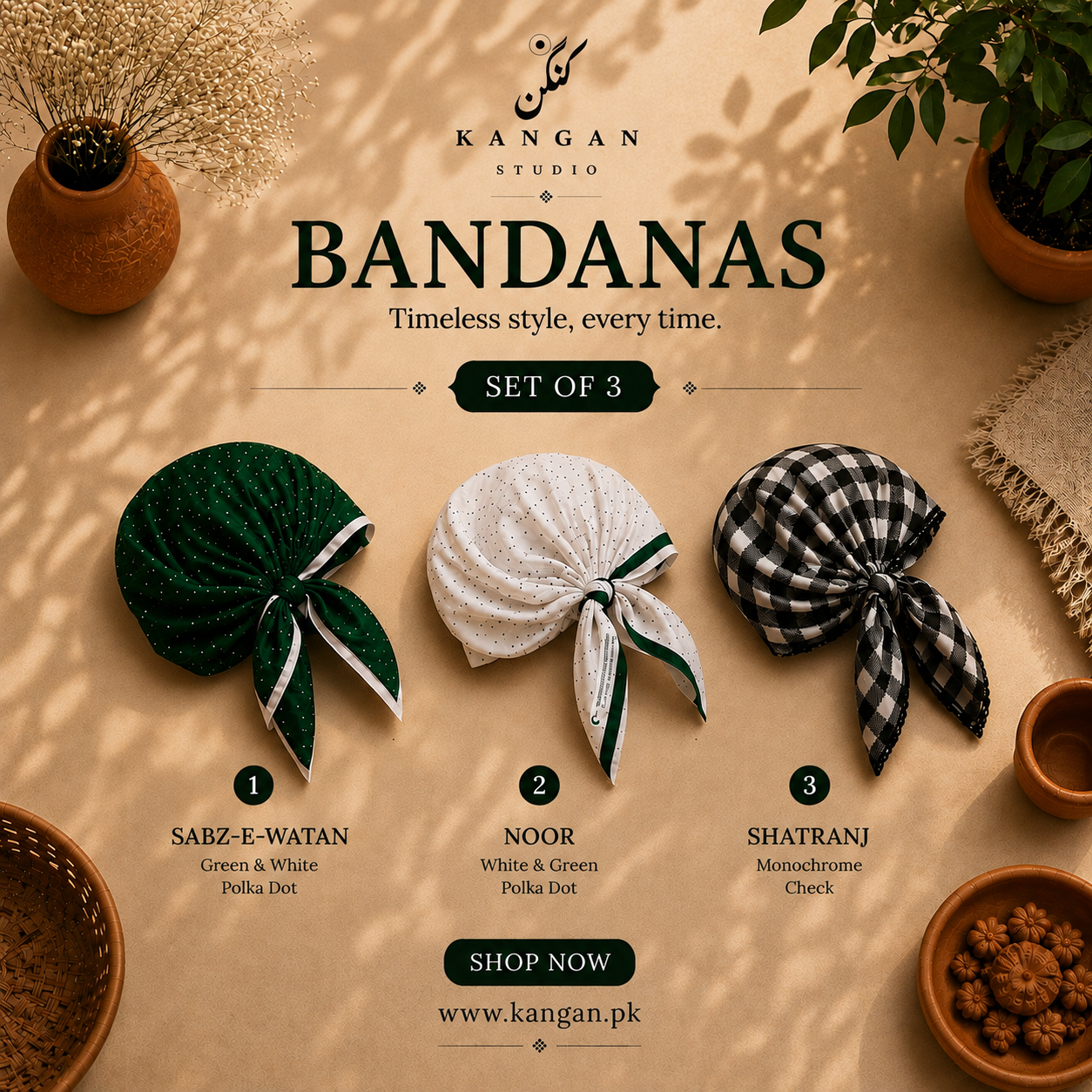 Bandana · Vol. I — Set of 3
