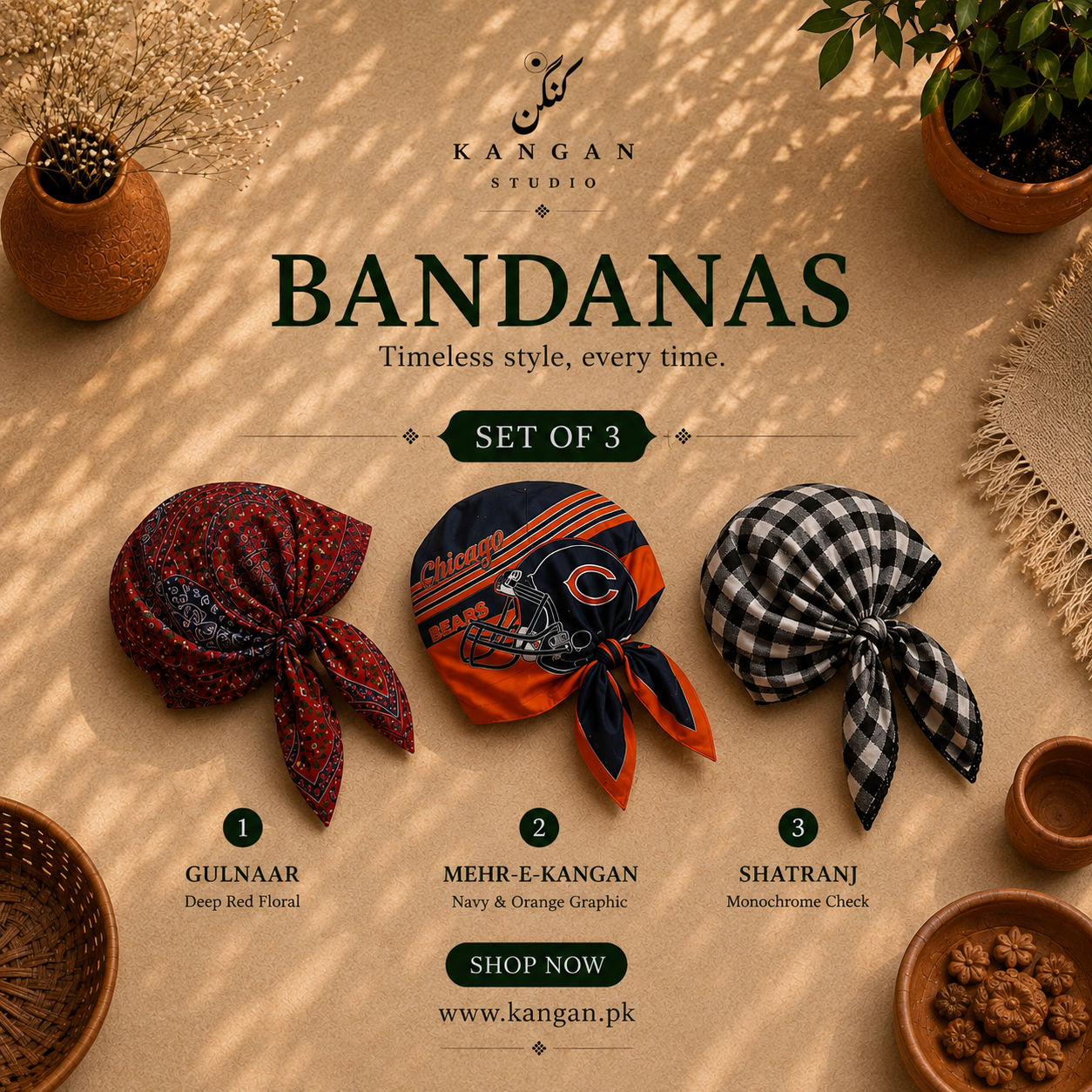 Bandana · Vol. I — Set of 3