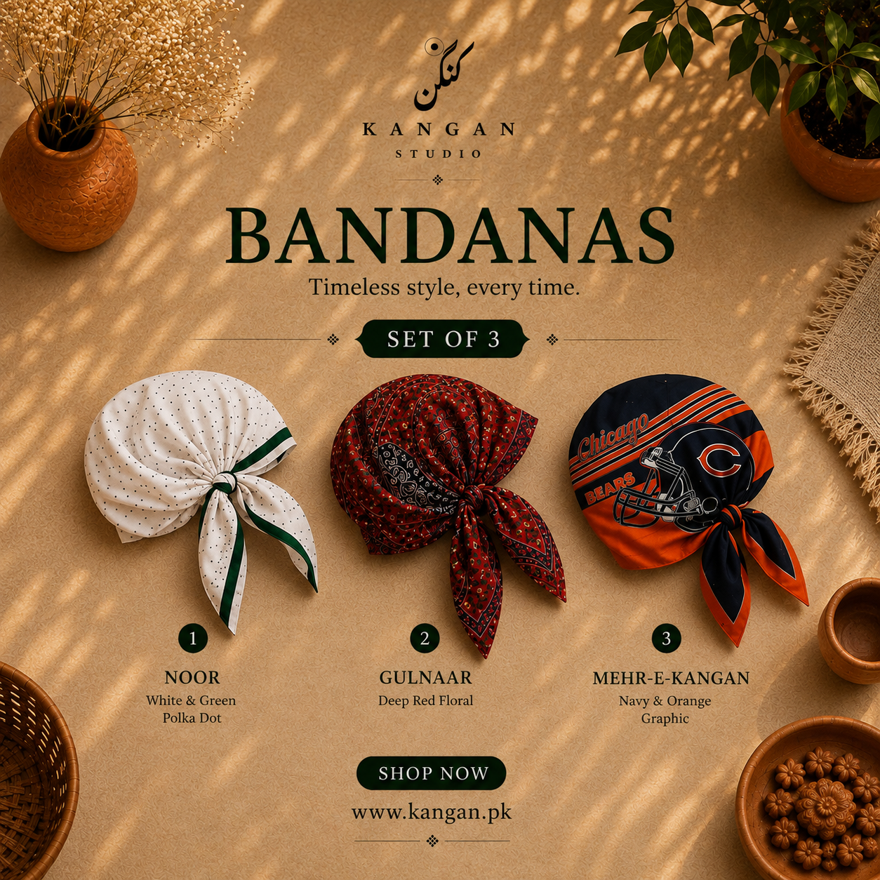 Bandana · Vol. I — Set of 3