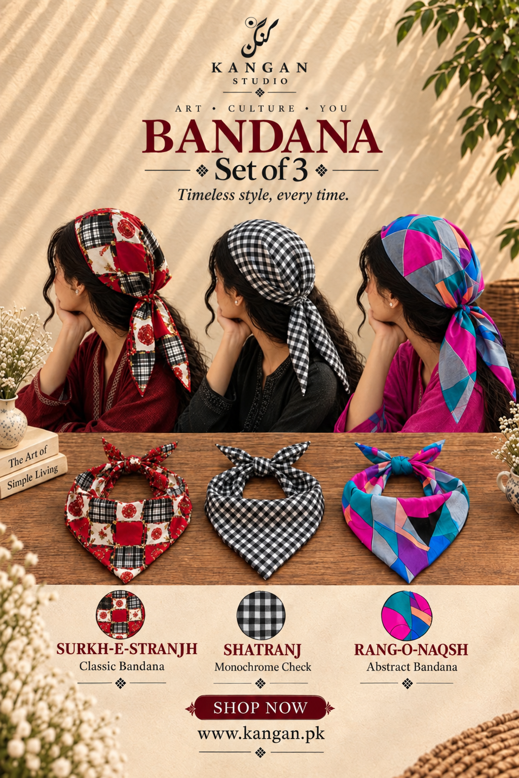 Bandana · Vol. II — Set of 3.