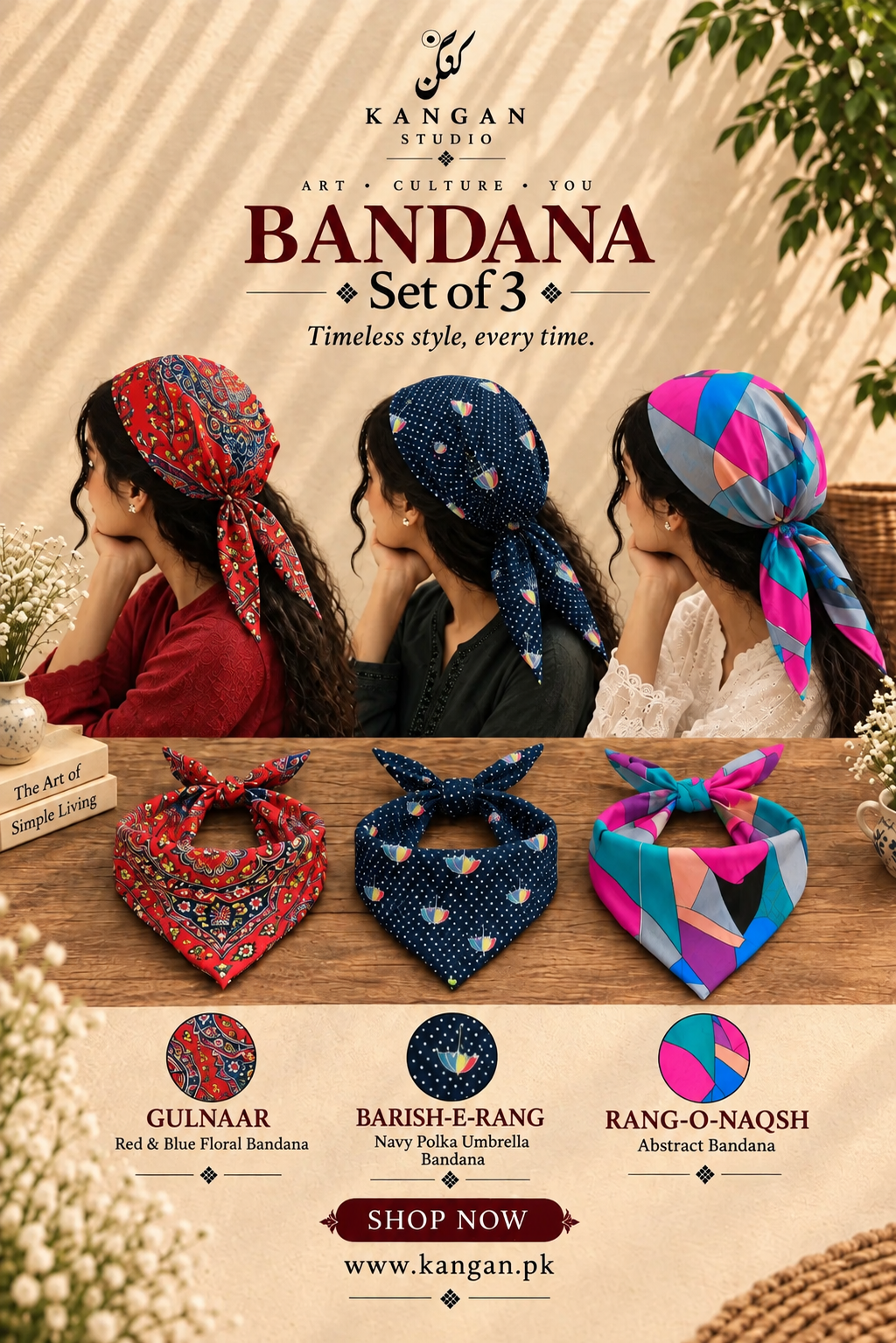 Bandana · Vol. II — Set of 3.