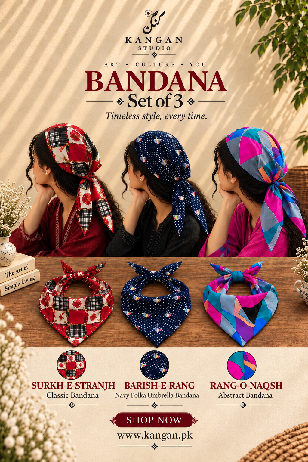 Bandana · Vol. II — Set of 3.