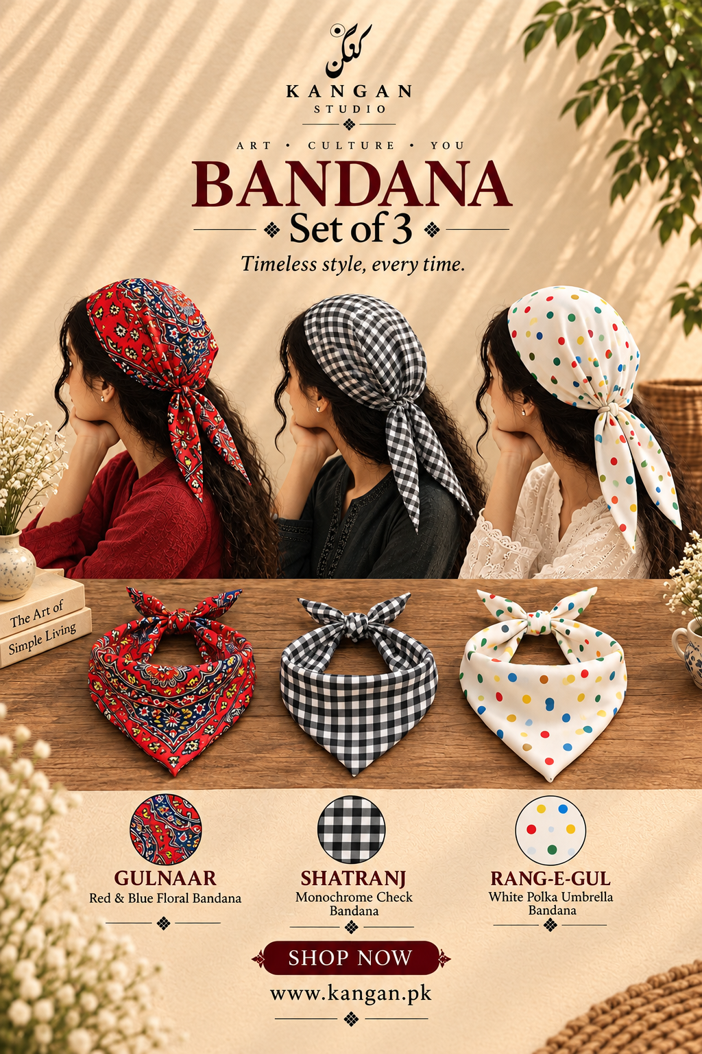 Bandana · Vol. II — Set of 3.