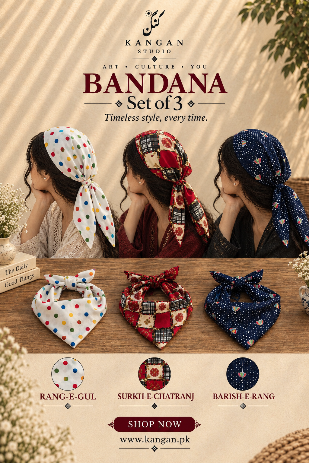 Bandana · Vol. II — Set of 3.